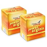 Forever Young Power Arginin, 2x 30 Beutel à 12g, Kirsch-Orange