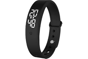 Tyst larmband - vibrerande armband med aktivitet - 3 drickpåminnelselarm, för tonåringar, vuxna, män, kvinnor, äldre, renhetsträning