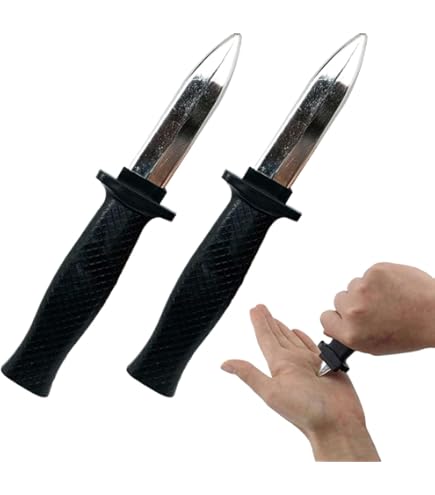 3 Stück Trickmesser Mit Einziehbarer Klinge - Zaubermesser Für Scherze