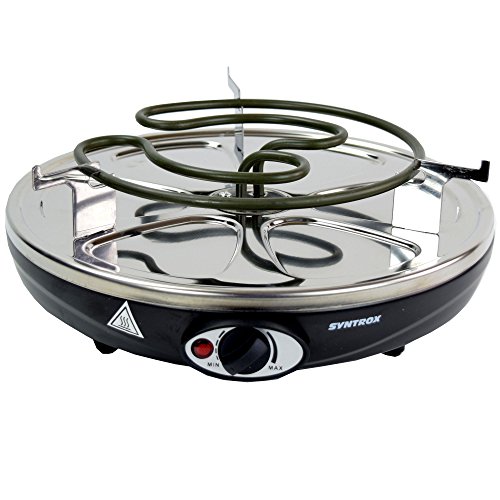 Syntrox Germany Basel 4 in 1 Raclette Crepemaker Grill Pancakemaker für 6 Personen - 8