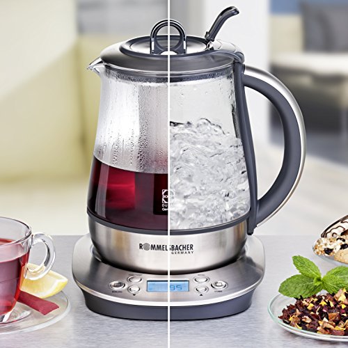 Rommelsbacher TA 1400 Tee-/Wasserkocher, 1.2 L, 1400 W, edelstahl / glas - 4
