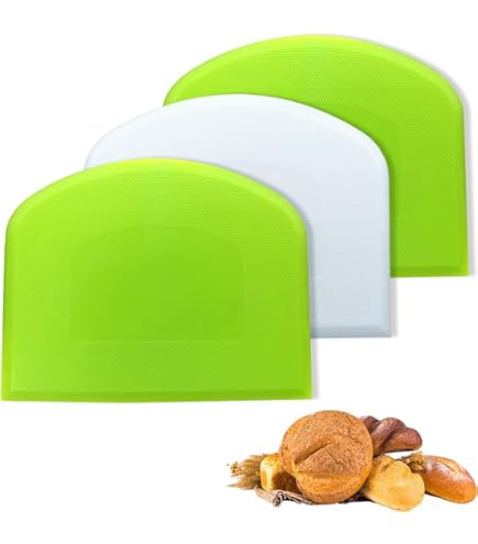 6 Spatole Colorate In Plastica Per Pane E Torte – Set Da Cucina Con Manico Antiscivolo – Ideali Per Fondente, Pizza E Pasticceria