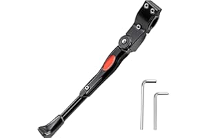 LUFEEMGA Bike Kickstand Adjustable Bike Kick Stand for Bicycle Mountain Bike Road Bike with Wheel Diameter 24 26 or 700c and 28 inches