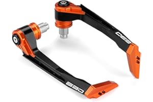 Modeer Handschalen Für 690 SMC R 690 Enduro R 690 DUKE Alle Jahre Motorrad Handprotektoren Bremse Kupplungshebel Protektoren 690 zubehör (orange)