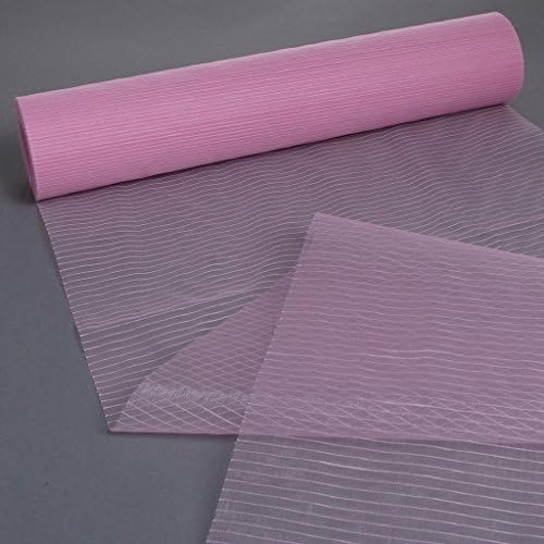 Deko AS GmbH Stripe Organza Table Runner – Pink 28 cm x 15 m Roll – 70 280 014