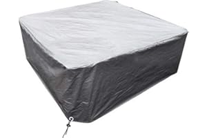 JUNXING Cubierta de Muebles de Jardín Funda Mesa Jardin Funda Protectora para Muebles Todos los tamaños Impermeable Anti-UV Oxford Protección Exterior Muebles de Jardín Sofá