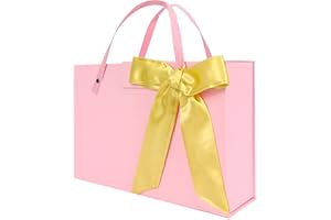 VISONDECO Pink Gift Box - 11x7.6x3.5 Inches Gift Boxes for Presents, Large Gift Box for Women, Women, Bridesmaid Proposal, Mother's Day, Birthday and Wedding