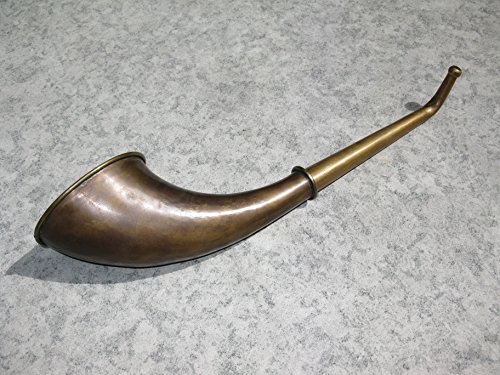 Messing Stethoskop Hörrohr Hearing Pipe Hörmaschine Hörverstärker 36cm Antikstil - 2