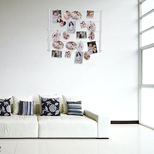 Giftgarden Fotoleine mit Klammer DIY Set für Fotodisplay 9×13 - 3