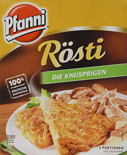 Preisvergleich Produktbild Pfanni Kartoffelfertiggericht Rösti "Die Knusprigen" 2 Portionen, 5er Pack (5 x 400g)