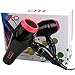 MHD Professional Hair Dryer 2000W Negative Ions Blow Dryer 2 Speed and 3 Heat Setting Cool Shot Button Removable Concentrator Europe Plug