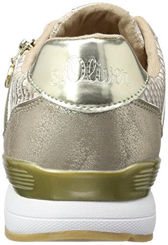 s.Oliver 23655, Zapatillas para Mujer, Rosa (Rose/Gold 593), 40 EU