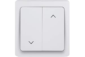 Debflex 746805 Blok Courant encastrable | Boitier Mural | Interrupteur va et Vient | Gamme Diam2 | Prises 2P+T 16A Et 2 Vv - Blanc