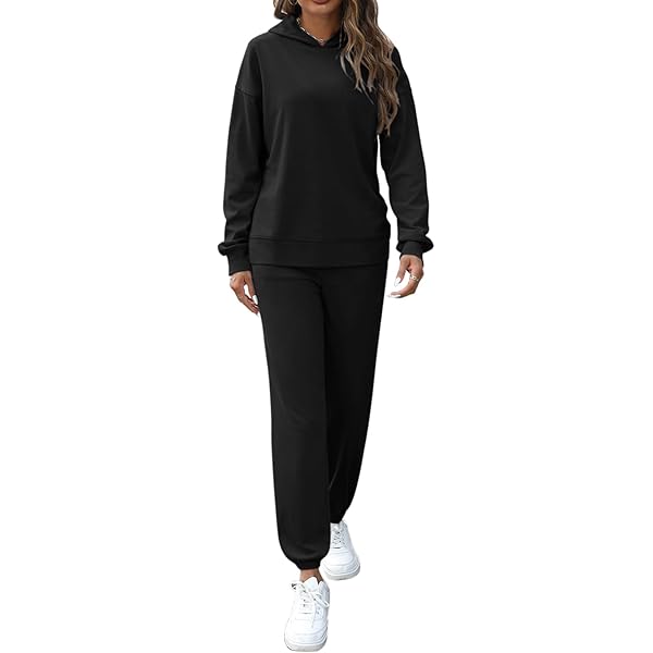Reoria - Women's Cotton Lounge Wear Set With Crew Neck