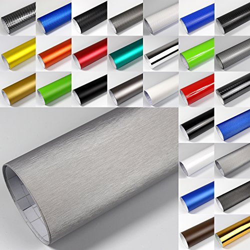 Rapid Teck® PREMIUM – Matt Weiß 2m x 1,52m Auto Folie Blasenfrei mit Luftkanälen für Auto Folierung und 3D bekleben in Matt Glanz und Carbon - 3