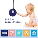 Kette mit Anhänger- IntiPal Baby Beisskette Stillkette Mamakette Silikon PBA Frei - 3