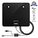 Produktbild HD TV-Antenne, fuleadture 60 Mile Range 1080P Innen Digital Freeview Analog TV-Antenne Papier dünn mit USB Power Kabel Abnehmbare Verstärker Signal Booster und 10 ft Koaxialkabel