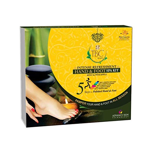 TBC By Nature Mint and Pineapple Hand and Foot Spa Kits, 350g RS.400 (33.00% Off) - Amazon