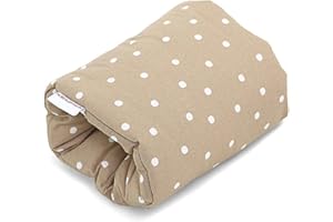‎HOBEA-GERMANY HOBEA-Germany Ministillkissen Arm-Stillkissen kleines Stillkissen für unterwegs Stillmuff Reisestillkissen in verschiedenen Designs (Punkte beige)