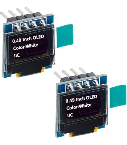 0.42inch 72×40 mini I2C OLED scherm SSD1306 wit