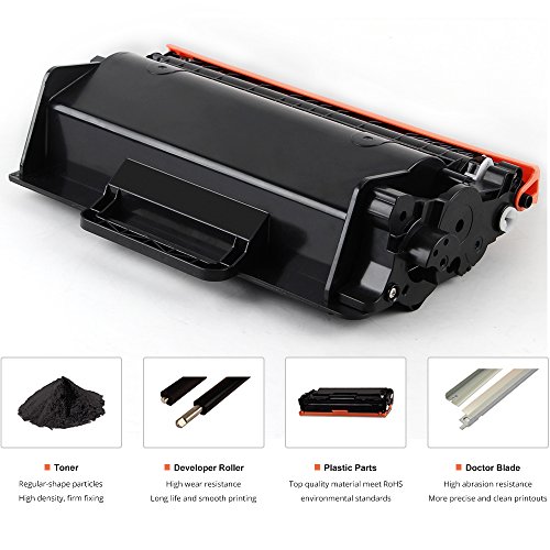 Cool Toner kompatibel toner TN-3480 Tonerkartusche replacement fuer Brother DCP-L5500DN L5600DN L5650DN, HL-L5000D L5100DN L5100DNT L5200DW L5200DWT L6200DW L6200DWT L6250DW L6300DW L6400DW L6400DWT, MFC-L5700DW L5800DW L5850DW L5900DW L6700DW L6750DW L6800DW L6900DW ,Schwarz, 1-Pack,8000 Seiten,tn3480 - 3