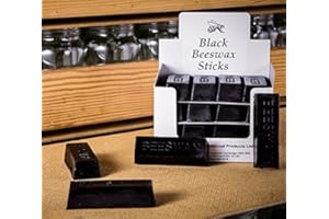 HOMECARE ESSENTIALS Black Pure Beeswax Stick 30g for Polishing Regimental Boots (1 Stick)