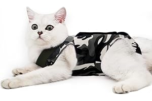 DOTONER Cat Professionnel Restauration Convient pour abdominaux Collerette des plaies ou des Maladies de la Peau, Alternative pour Chiens et Chats, après la Chirurgie Porter