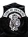 Produktbild Sons of Anarchy grim reaper patch with top rocker biker XXL aufnäher patch set 2pcs
