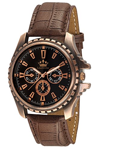 LimeStone Casual Octane Originals Analog Black Dial Men