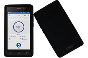 USASTAR-SNK Premium Silikon-Schutzhülle für Omnipod Dash PDM (Omnipod Personal Diabetes Manager) (ST-schwarz)
