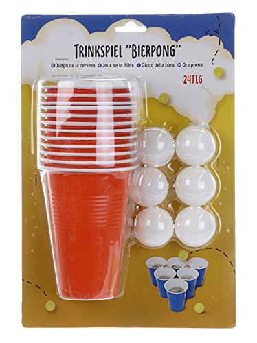 "Set" - Trinkspiel "Bierpong" 24 teilig