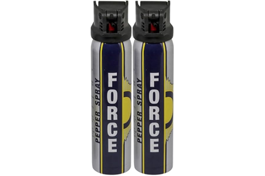 Force Pepper Spray 2 x 120ml for Self-Defense