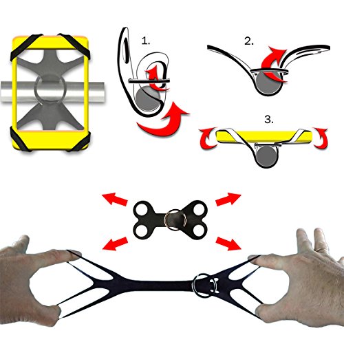 REALflex-STRAP â€“ Diesen Halter braucht Jeder! Genial einfaches Multitool und ProblemlÃ¶ser fÃ¼r Alltag, Job und Hobby. Clevere Universalhalterung fÃ¼r alle Smartphone-User dieser Welt. One4all - Made in Germany