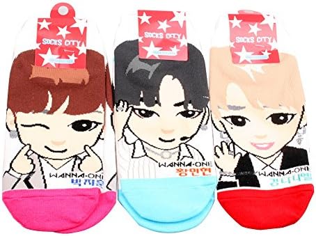 Wanna One Socks With KPop Star Pack of 3 pairs