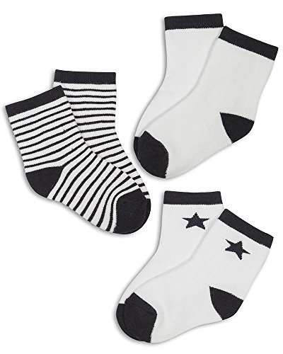 The Essential One - 3 Pack Cotton Rich Baby Towelling Socks - Unisex - Navy Blue - 0-6 Months - ESS108