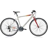 Carraro Sportıve 321 Erkek Şehir Bisikleti 480H V 28 Jant 21 Vites Mat Gri-Kırmızı-Turuncu