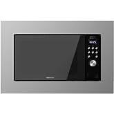 Cecotec Digital GrandHeat 2000 Built-In Steel Black Built-in Microwave, 700W, Built-in, 20l, Grill, 9 Preset Functions, Quick