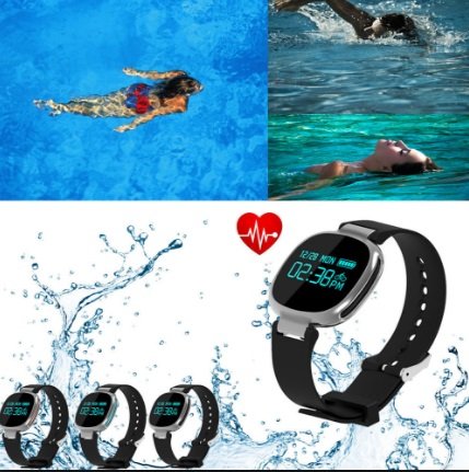 Unchained Warrior® Aqua-1 100% Waterproof Smart Fitness Activity Tracker Watch With Heart Rate Monitor For Swimming… - Image 7