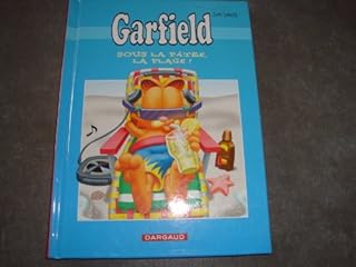 jaquette livre Garfield Sous la pâtée la plage !