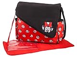 Disney Minnie Mouse Maus Baby Wickeltasche + Wickelauflage Mädchen rot schwarz