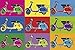 Produktbild XXL-Poster Vespa-Roller in Warhol-Stil - Größe 115x 175cm