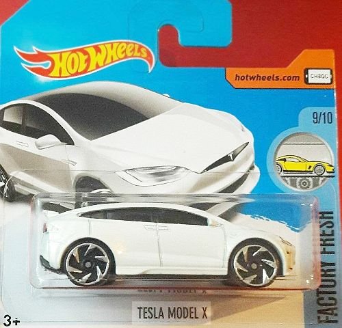 Preisvergleich Produktbild HOT WHEELS® Tesla Model X - 1:64 - weiß / metallic