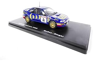 OPO 10 - Coche en Miniatura 1/43 Compatible con Subaru Impreza 1995 NetworkQ Rally - McRae - Ringer #4 - RMX4