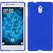 Produktbild PhoneNatic Case für Nokia 3 Hülle Silikon blau matt Cover 3 Tasche + 2 Schutzfolien