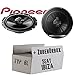 Produktbild Seat Ibiza 6L Front Heck - Lautsprecher Boxen Pioneer TS-G1730F - 16cm 3-Wege Koax Paar PKW 300WATT Koaxiallautsprecher Auto Einbausatz - Einbauset