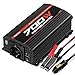 Produktbild POTEK 700W Spannungswandler/Wechselrichter 12 VDC auf 220/230 VAC Inverter für Auto / Boot / Camping / Motorrad / Kfz mit 1*USB Anschlüsse, 1*Zigarettenanzünder, 2*Eurosteckdose,4*Ersatzsicherungen, 2*Autobatterieclips