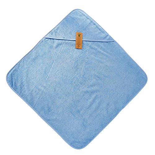 Arus Kapuzenhandtuch-Set für Babies, 1 Kapuzenbadetuch mit 2 Waschlappen, Babyhandtuch mit Kapuze, Babybadetuch, hergestellt mit GOTS-Zertifikat aus 100% BIO-Baumwolle-Frottee - 2