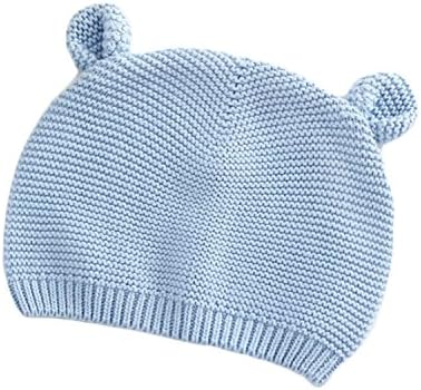 LIMISKY Baby hat Children Knit Hat Cute bear ears Solid color knitted hat for baby newborn infant hat gift 4 colors