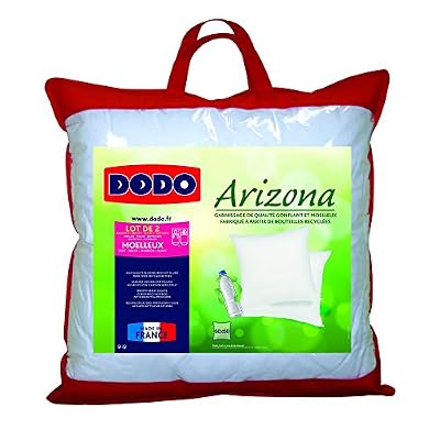 Dodo Arizona Lot de 2 Oreillers Polyester Blanc 60 x 60 cm
