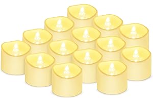 Bougies LED Flamme Vacillante Lumière, Chandelles clignotantes lampe, Bougies vacillantes lampe, Bougies électriques Bougies de noël pour noël, Arbre de noël, pâques(14 pièces dans la boîte)